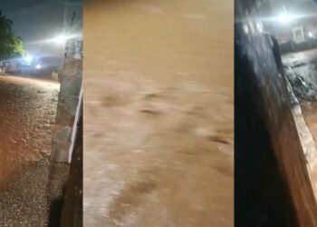 Widespread flooding disrupts morning commution across Accra after heavy overnight rains