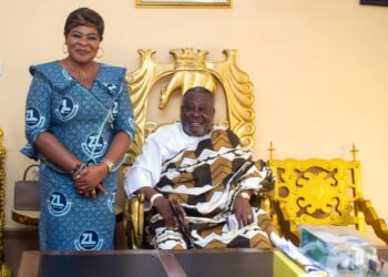 Zoomlion’s New MD Pays Courtesy Call on Nungua Mantse, Seeks Traditional Blessings for New Tenure