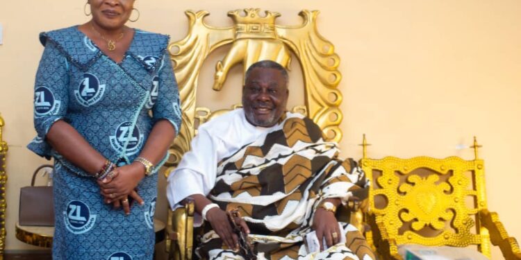 Zoomlion’s New MD Pays Courtesy Call on Nungua Mantse, Seeks Traditional Blessings for New Tenure