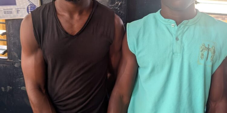 Two arrested at Ashaiman Roundabout over suspected stolen auto spare parts