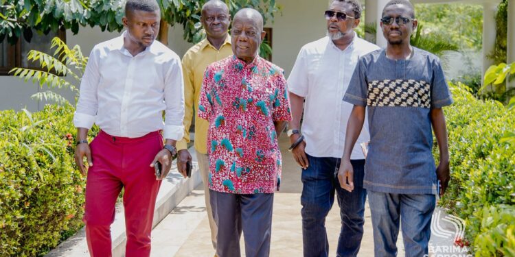 Lawyer Barima Sarpong receives warm welcome on Afigya Sekyere East homecoming tour