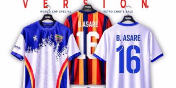 Hearts of Oak unveils customized Benjamin Asare retro jersey for fans