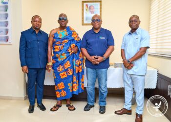 Yeji Paramount Chief Meets NHIA, Advocates Improved Healthcare Access for Riverine Communities