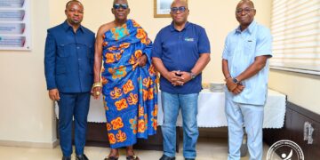 Yeji Paramount Chief Meets NHIA, Advocates Improved Healthcare Access for Riverine Communities