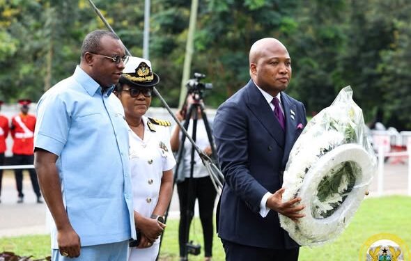 Ghana and Rwanda mark Kwibuka 32 with wreath-laying ceremony at Burma Camp