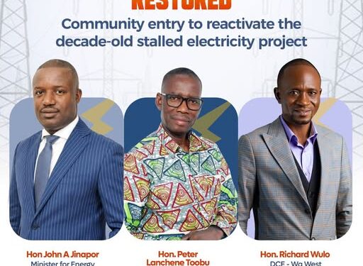 Wa West MP welcomes resumption of national grid project, commends gov’t