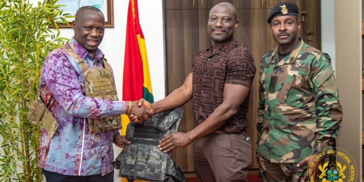 Diaspora Ghanaian donates protective gear to support anti-illegal mining operations