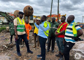 Jospong Group Chairman tours flood-prone areas in Accra to assess drainage challenges