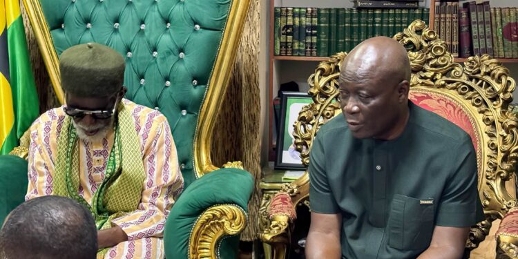 Nii Lantey Vanderpuije consults Chief Imam ahead of NDC national chairmanship bid