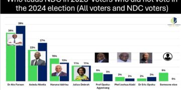 Ato Forson leads in hypothetical NDC leadership preference among non-voters- new poll suggests