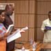 Sam George swears in two new members of NCA governing board