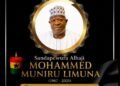 One-year anniversary prayers for late Sandapewura Alhaji Mohammed Limuna Muniru set for Damongo