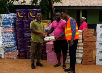 V/R: PRINPAG President supports flood victims in Ketu South