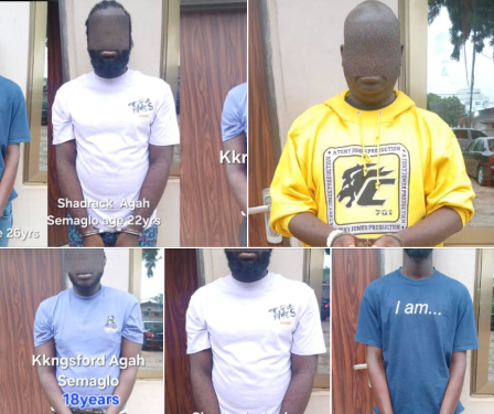 Police arrest five suspects, recover firearms and ammunition in Sapeiman operation