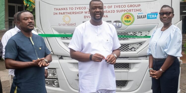 DVLA receives tractor unit from Transaid UK to enhance driver training