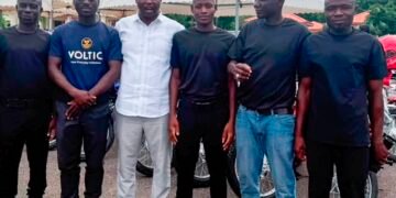 Inusah Mahama congratulates Salaga South Feed Ghana Brigade graduates