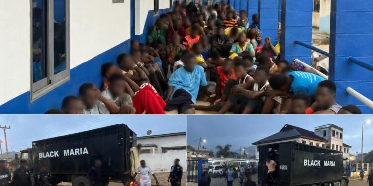 Police arrest 258 suspects over Nsawam-Adoagyiri violent disturbances