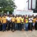 Osman Ayariga leads NYA staff in government-declared national clean-up exercise