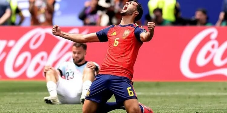 Merino the unlikely hero again – as Spain wait for Lamine Yamal show
