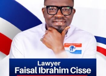 Mustapha Abdul-Hamid congratulates Faisal Ibrahim Cisse on election as Korle-Klottey NPP chairman