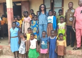 Dr Vera Beyuo distributes 500 free school uniforms to girls in Lambussie