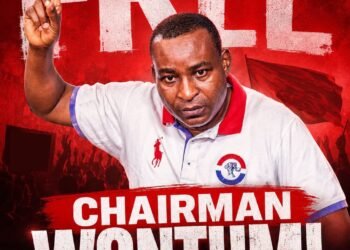 ‘Free Chairman Wontumi now’ banner appears in town