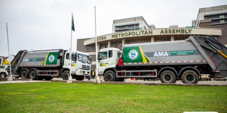 AMA expands waste collection fleet with two new refuse trucks