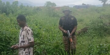 A/R: Illegal miner arrested near Agenda 111 hospital site as galamsey fight intensifies
