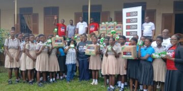 CBG donates sanitary pads to schools in Ashanti Region to combat period poverty