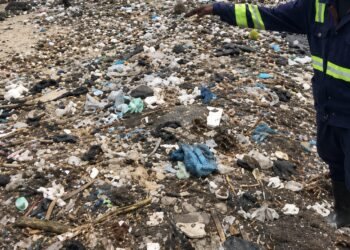 Tema New Town coastline remains buried in waste despite post-flood cleanup