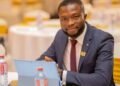 Dr Alex Ampaabeng congratulates Juaboso NPP executives