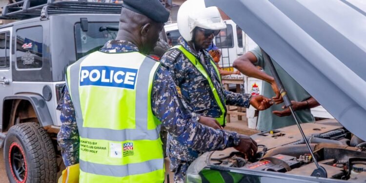 Police intercept over 1,000 vehicles in Greater Accra in road traffic enforcement exercise