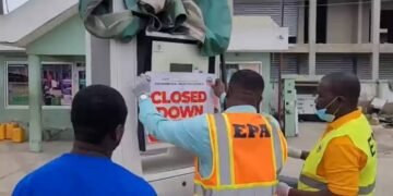 EPA shuts down Kasoa fuel station over poor sanitation and flooding concerns
