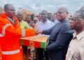 W/R: Gov’t presents relief items to Samreboi flood victims