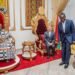 Hyundai Motor Group Executive Chair presents automobile model to Asantehene during courtesy visit