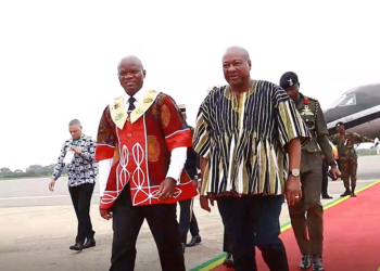 Gabonese President begins three-day visit to strengthen ties with Ghana
