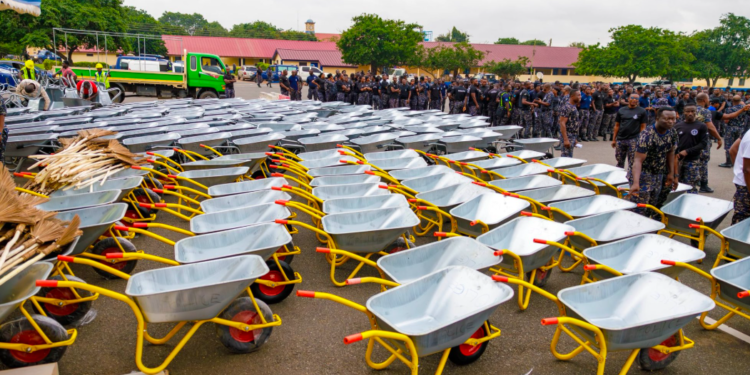 Ghana Police Service mobilises officers for nationwide two-day clean-up exercise