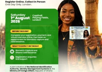 NIA to offer Ghanacard registration services at Ghana Party in the Park 2026 in London