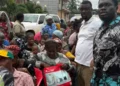 Business Executives donate relief items to over 1,000 flood victims in Klottey Korle