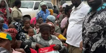 Business Executives donate relief items to over 1,000 flood victims in Klottey Korle