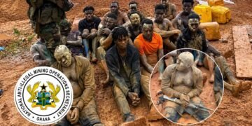 NAiMOS arrests 19 suspected illegal miners in Mpohor Fiase galamsey crackdown