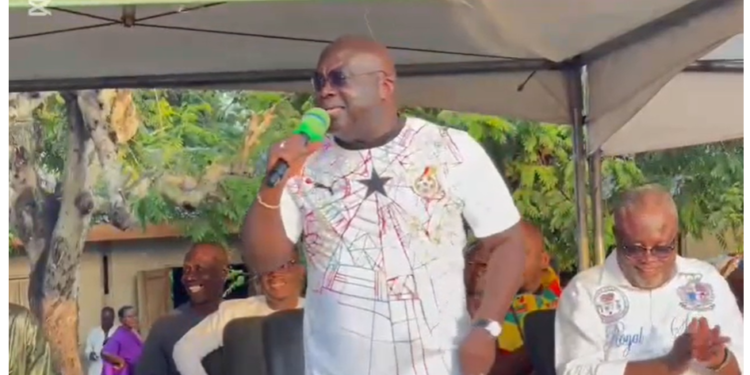 Agona East MP unveils astroturf, reaffirms commitment to constituency development