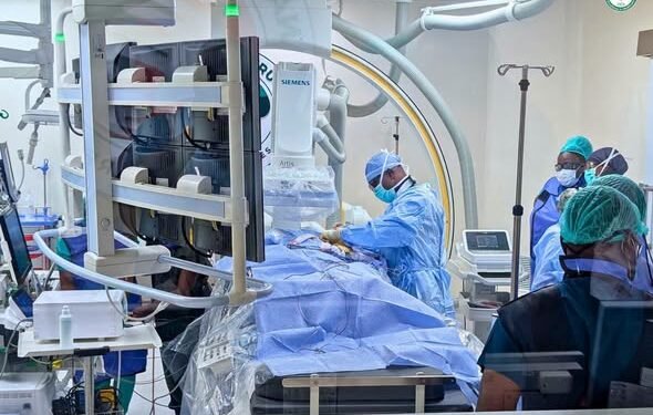 Four patients to receive first treatments at new cardiac catheterisation laboratory at Korle- Bu