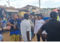 Nkawkaw: Authorities clear unauthorized traders from Central Market redevelopment site