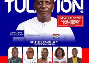 Ben Abdallah Banda congratulates newly elected Offinso South NPP executives