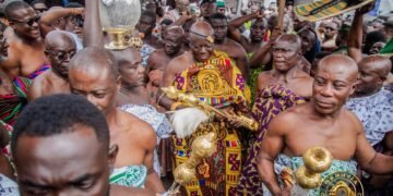 Otumfuo, Asantehemaa holds fifth Akwasidae festival at Manhyia palace