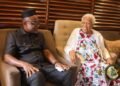 Central Regional Minister pays courtesy visit to late Amissah-Arthur’s mother, honors his legacy