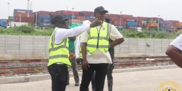 Transport Minister inspects test run of newly acquired locomotives and wagons in Tema