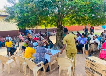 Amasaman MP assures Samsam residents of road completion and improved healthcare services