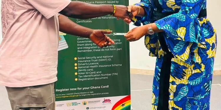 NIA opens Ghanacard registration centre in Spain for Ghanaian residents